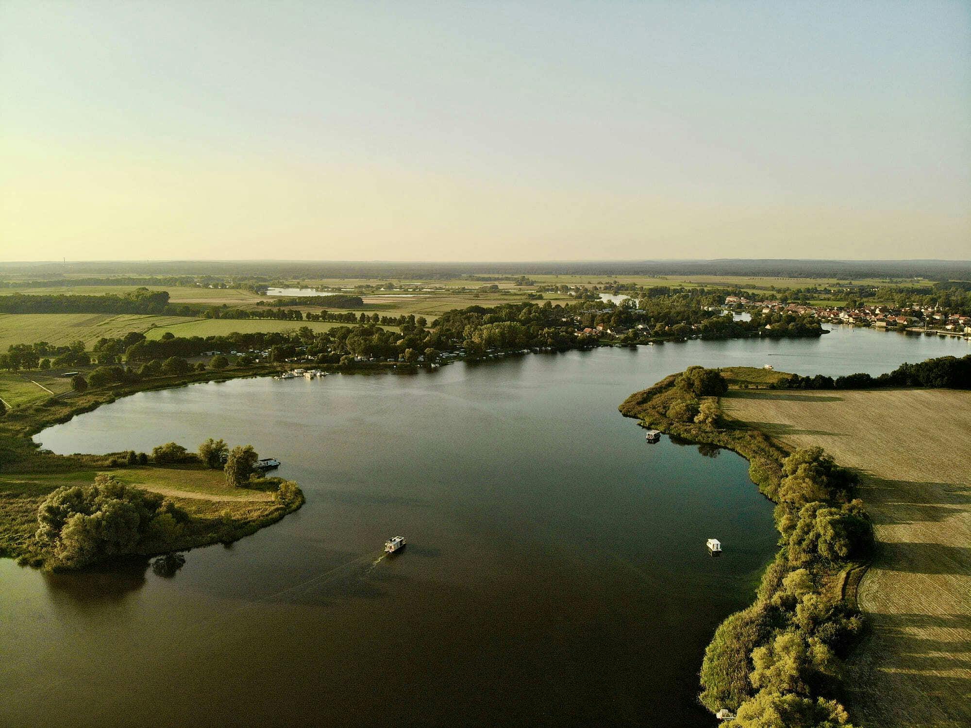 Luftaufnahme der Havel